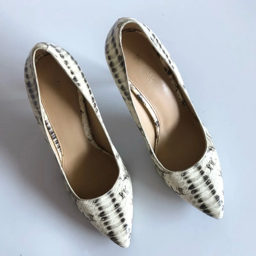 Michael Kors Alina Snakeprint Pumps